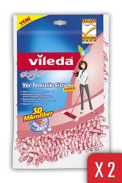 Vileda Pet Pro Universal Yedek Paspas x 2 Paket ürün görseli 1
