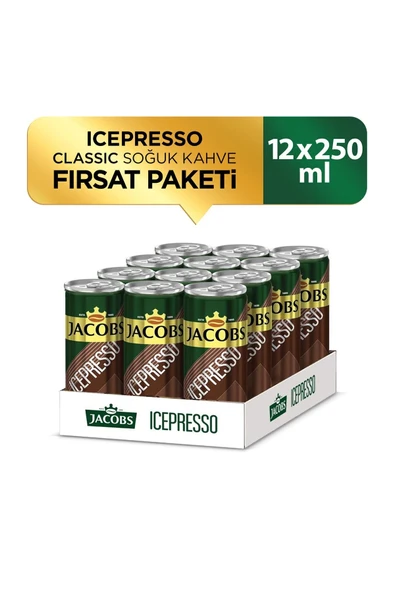 Jacobs Icepresso CLASSIC 250 ml Soğuk Kahve x 12 Adet ürün görseli 1