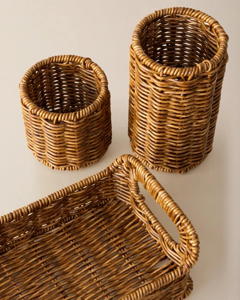 Madame Coco Tomber Organizer - Naturel - Resim 6