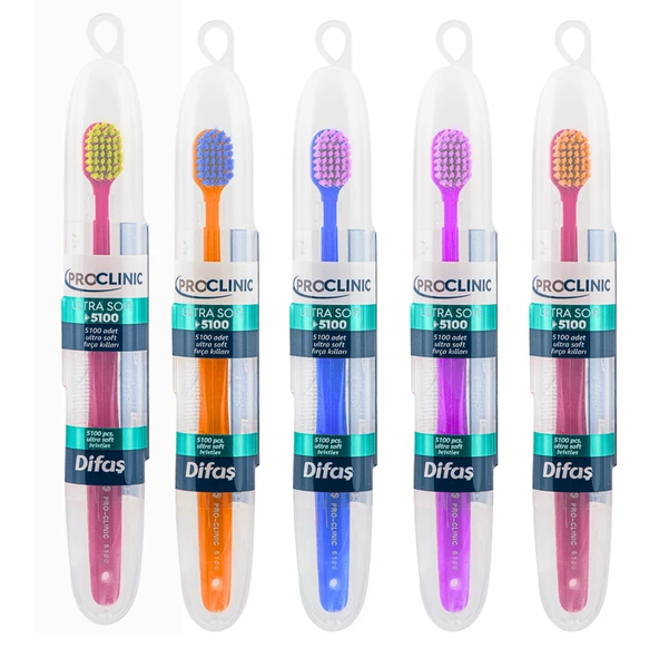 Difaş ProClinic Ultra Soft 5100 Ekstra Yumuşak Diş Fırçası 1 Adet ürün görseli 1
