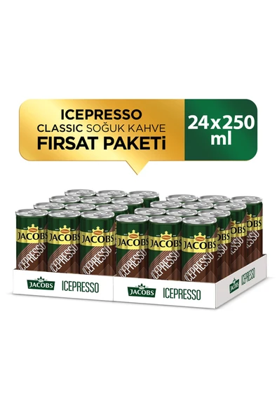 Jacobs Icepresso CLASSIC 250 ml Soğuk Kahve x 24 Adet ürün görseli 1