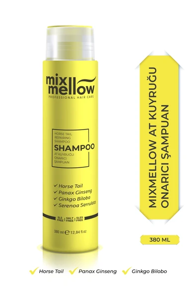 Mixmellow At Kuyruğu İçerikli Onarıcı Şampuan 380 ml ürün görseli 1