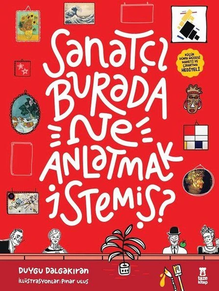 Sanatçı Burada Ne Anlatmak İstemiş? - Müze Maketi ve Çıkartma Hediyeli-Ciltli ürün görseli 1
