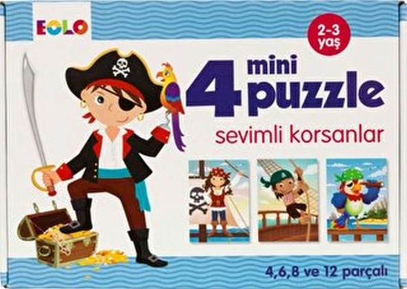 Mini Puzzle-Sevimli Korsanlar ürün görseli 1