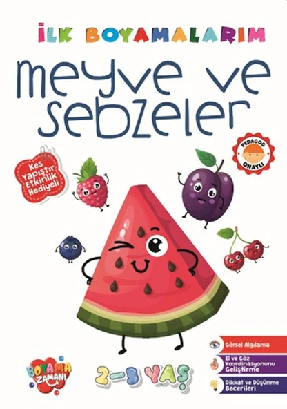 İlk Boyamalarım - Meyve veSebzeler ürün görseli 1