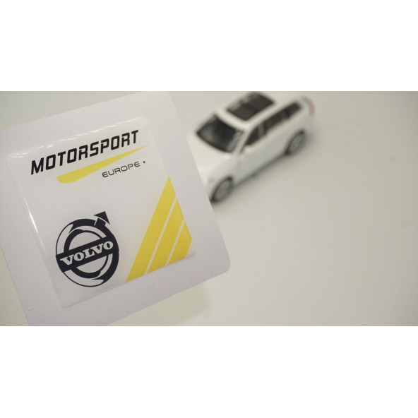 Volvo Motorsport Logo Damla Silikon Plaka Logo Arma Amblem Yeni Stil ürün görseli 1