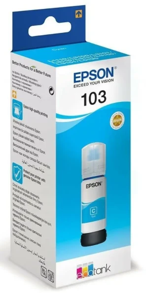 EPSON 103 ECOTANK MAVİ ŞİŞE MÜREKKEP (C13T00S24A) ürün görseli 1