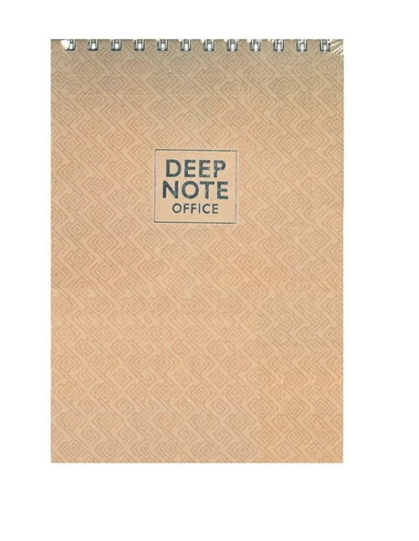 Özkan Deep Note 17x24 Spi.blok.100yap.kareli Defter Açık Kahverengi ürün görseli 1