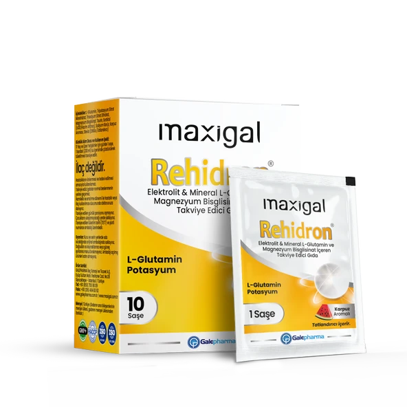 Rehidron Elektrolit & Mineral L-Glutamin ve Magnezyum Bisglisinat İçeren Takviye Edici Gıda ürün görseli 1