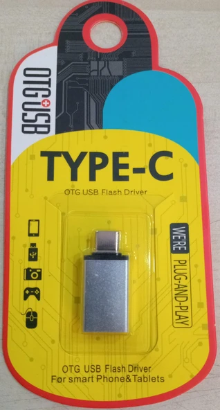 Type C To Üniversal Usb Dönüştürücü Adaptör Otg Hızlı 3.0 (type C Girişi Usb'ye Çevirici) ürün görseli 1