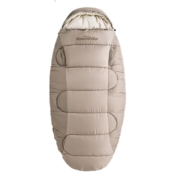 Naturehike Ps400 Oval Uyku Tulumu -12°C Kahve Renk ürün görseli 1