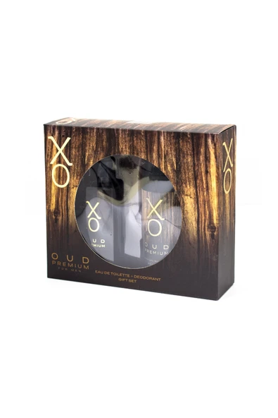 XO Oud Edt 100 ml + 125 ml Deodorant Erkek Parfüm Seti 86906056626774 ürün görseli 1