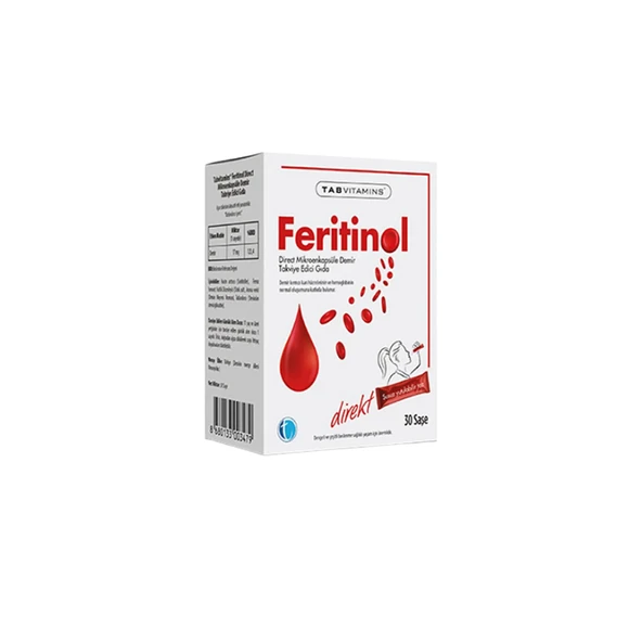 Tabvitamins Feritinol Direct 30 Saşe ürün görseli 1