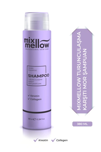 Mixmellow Turunculaşma Karşıtı Mor Şampuan 380ml ürün görseli 1