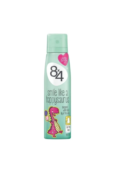 8X4 Deodorant Women Smıle Lıke A Happysaurus 150ml ürün görseli 1