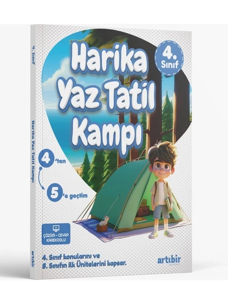Artıbir Yayınları 4. Sınıf Harika Yaz Tatili Kitabı 5. Sınıfa Geçiş İçin 104 Sayfa ürün görseli 1