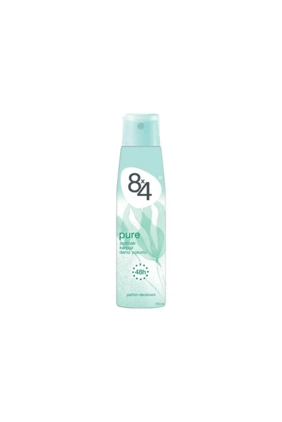 8X4 Pure Sprey Deodorant 150 ml Kadın ürün görseli 1