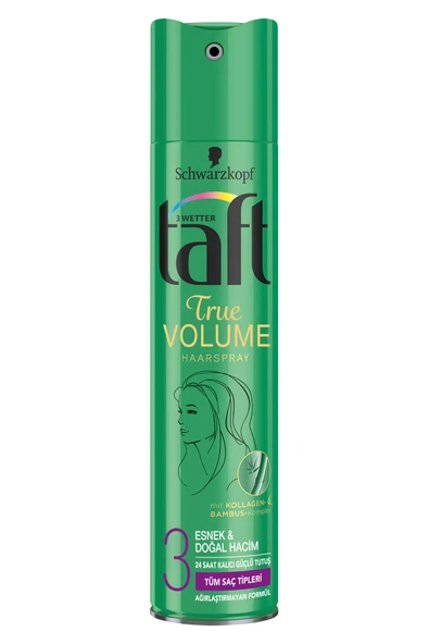 TAFT Volume Saç Spreyi Ekstra Güçlü 250 ml ürün görseli 1
