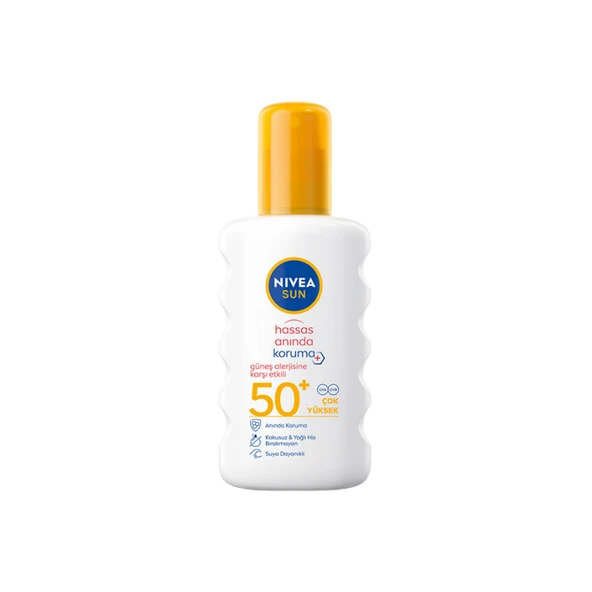 Nivea Sun Güneş Alerjisine Karşı Etkili Spf 50+ Sprey 200 ml ürün görseli 1