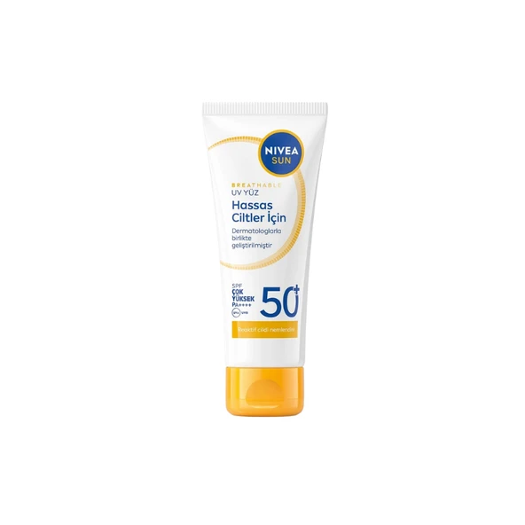 Nivea Sun Hassas UV SPF+50 Yüz Güneş Kremi 50 ml ürün görseli 1
