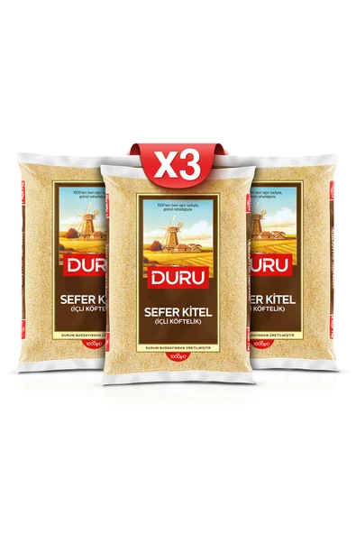 3'lü Sefer Kitel bulgur (İçli Köftelik) 1 Kg ürün görseli 1