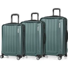 Wexta Wx-400 Yağ Yeşili 3Lü Set Valiz ürün görseli 1