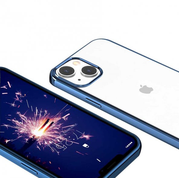 Apple iPhone 13 Mini Kılıf Kenarları Renkli Lüx Pixel Kapak ürün görseli 1