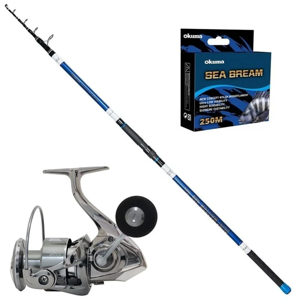 Ryuji Aero 6000 - Ryuji Surf Master 420cm 100-250gr Surf Olta Seti ürün görseli 1
