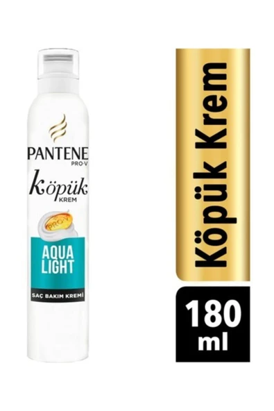 PANTENE Aqualight 180 ml Köpük Saç Bakım Kremi ürün görseli 1
