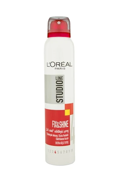 L'OREAL PARİS Studio Line Fix & Shine 24 Saat Sabitleyici Sprey-güçlü Tutuş ürün görseli 1
