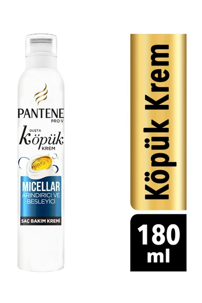 PANTENE Köpük Saç Bakım Kremi Micellar 180 ml ürün görseli 1