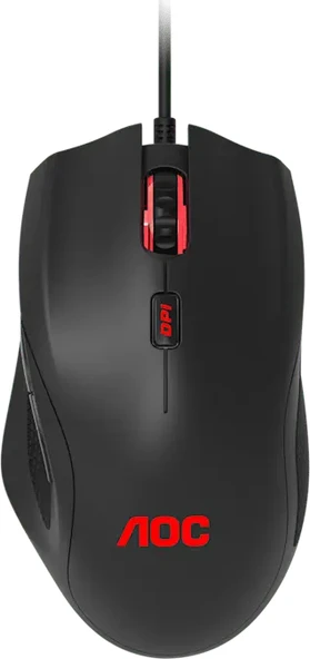 AOC GM200 4200 DPI 6 Tuş Optik RGB FPS Kablolu Gaming Mouse ürün görseli 1