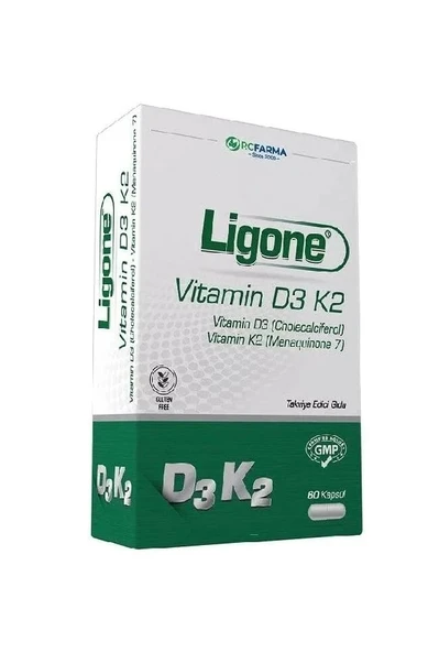 Ligone D3 K2 60 Kapsül ürün görseli 1