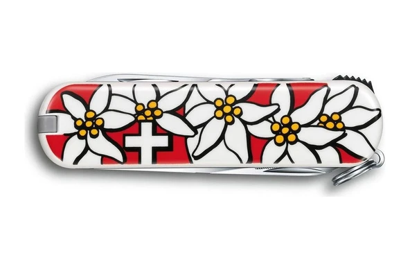 Victorinox 0.6463.840 Nailclip 580 Edelweiss Desenli Tırnak Makaslı Kamp Çakı Çok Renkli ürün görseli 1