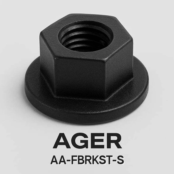 AGER AA-FBRKST-S FİBER OPTİK KASET BAĞLANTI SOMUNU (SİYAH) ürün görseli 1