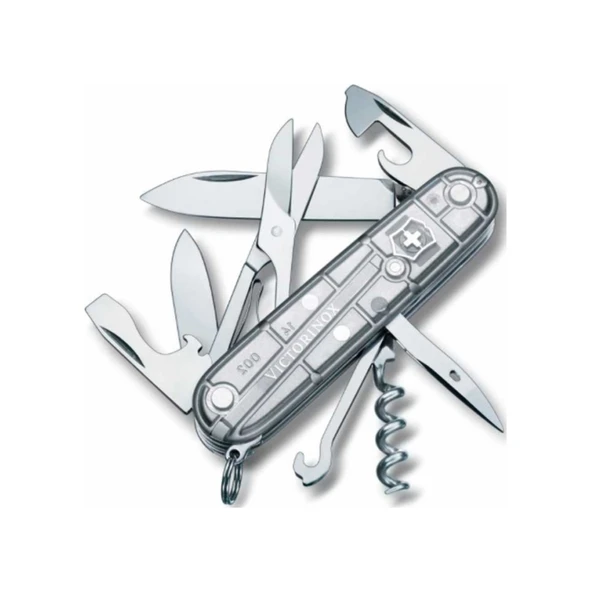 Victorinox Climber Silvertech Kamp Çakı 1.3703.T Gümüş ürün görseli 1