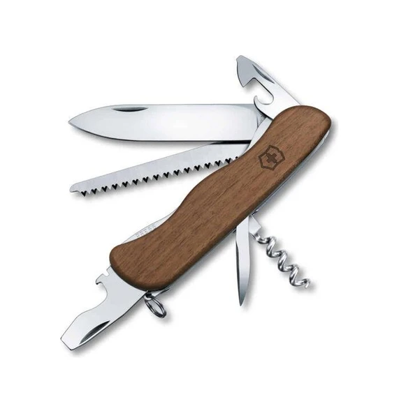 Victorinox Vt 0.8361.63 Forester Wood 111mm,Kamp Çakı Ceviz Ağacı Kahverengi ürün görseli 1
