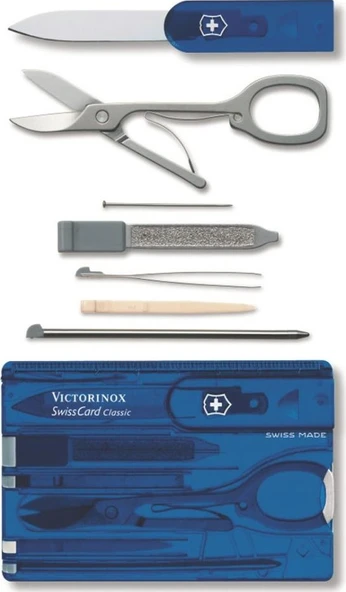 Victorinox Kamp SwissCard Mavi ürün görseli 1