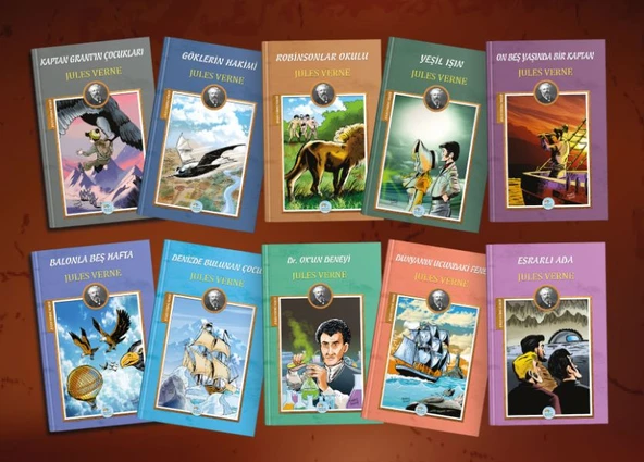 Jules Verne Serisi 10 Kitap Set ürün görseli 1