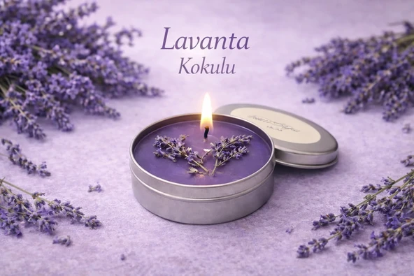 Humayra Lavanta Kokulu Mum Teneke 75 Ml ürün görseli 1