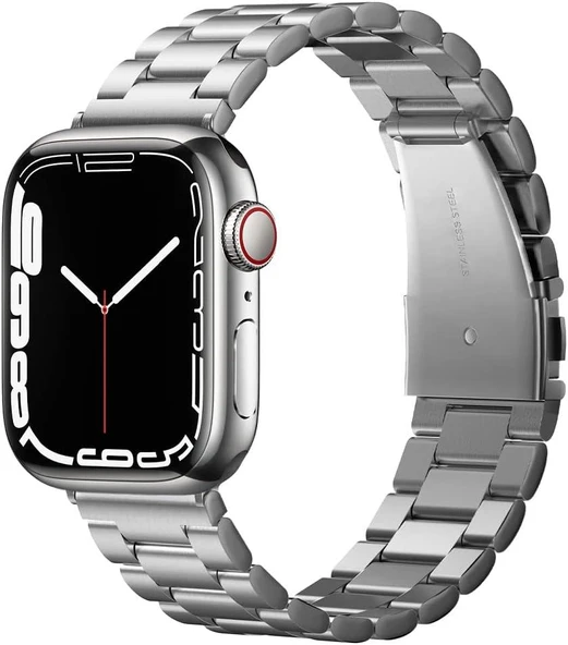 Spigen Apple Watch 44mm / 42mm (Seri 1/2/3/4/5/6/SE ile Uyumlu) Kayış Modern Fit Silver - 062MP25404 Teşhir ürün görseli 1