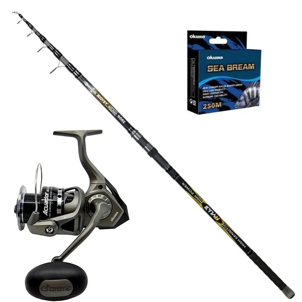 Okuma Acuador 6000 - Ryuji Aragon 390cm Surf Olta Seti ürün görseli 1