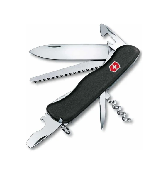 Victorinox 0.8363.3 Forester Black Kamp Çakı Siyah ürün görseli 1