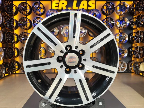 4 Adet SEAT ORIJINAL 6.5*16 5*112 ET50 57.1 BLACK MACK JANT REVİZE EDİLMİŞ (Takım) ürün görseli 1