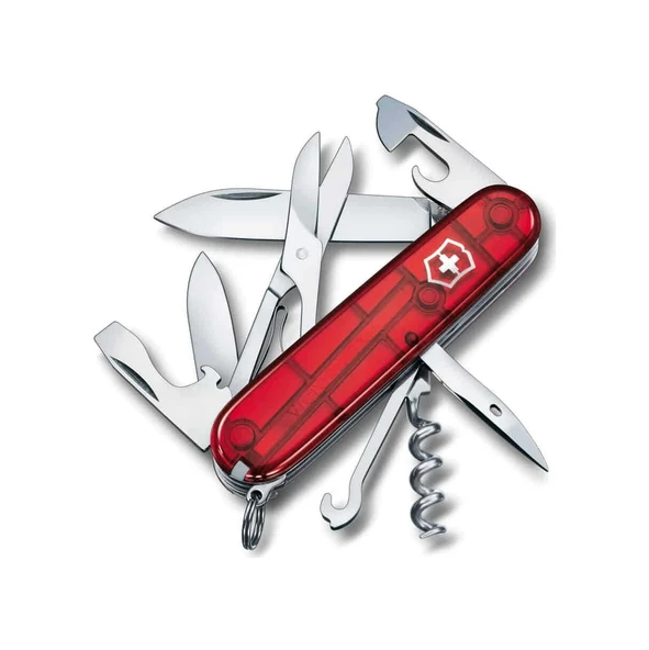 Victorinox Vt 1.3703.t Kamp Çakı Climber Kırmızı Şeff Kırmızı ürün görseli 1