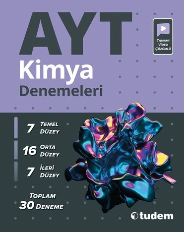 Tudem AYT Kimya Denemeleri (30’lu) ürün görseli 1