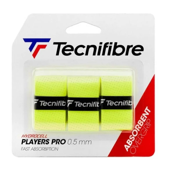 Tecnifibre Players Pro 3'lü 0.5mm Neon Tenis Gribi 52ATPPLANE ürün görseli 1