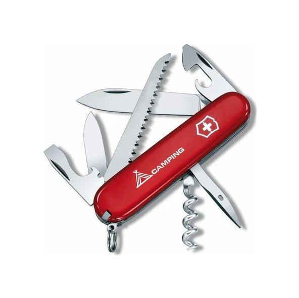 Victorinox 1.3613.71 Camper Kamp Çakı - Vt 1.3613.71 Kırmızı ürün görseli 1