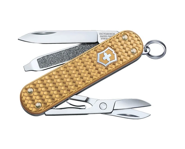 Victorinox 0.6221.408g Sd Alox Gold 58mm Kamp Çakı Turuncu ürün görseli 1