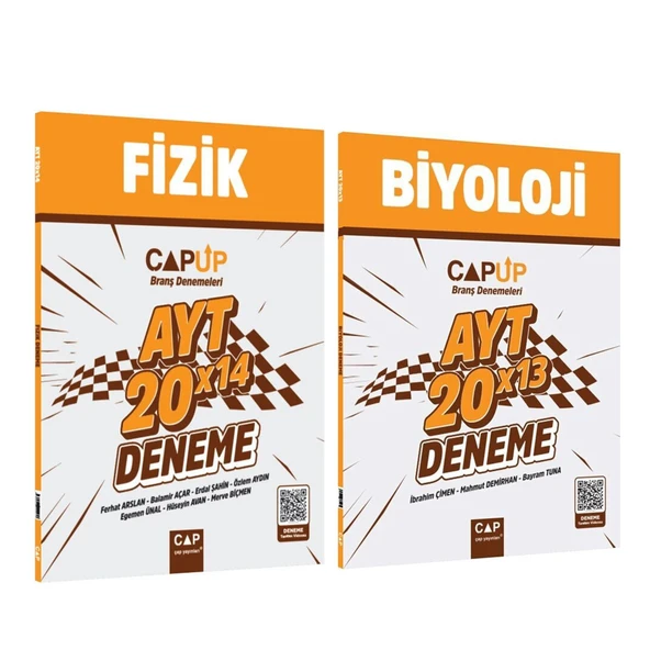 Çap Yayınları AYT Biyoloji ve Fizik Deneme Seti 2 Kitap ürün görseli 1